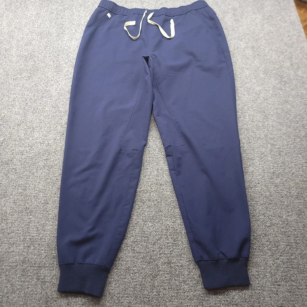 FIGS Technical Collection Zamora Jogger Scrub Pants Navy Blue XL MXXSW2004